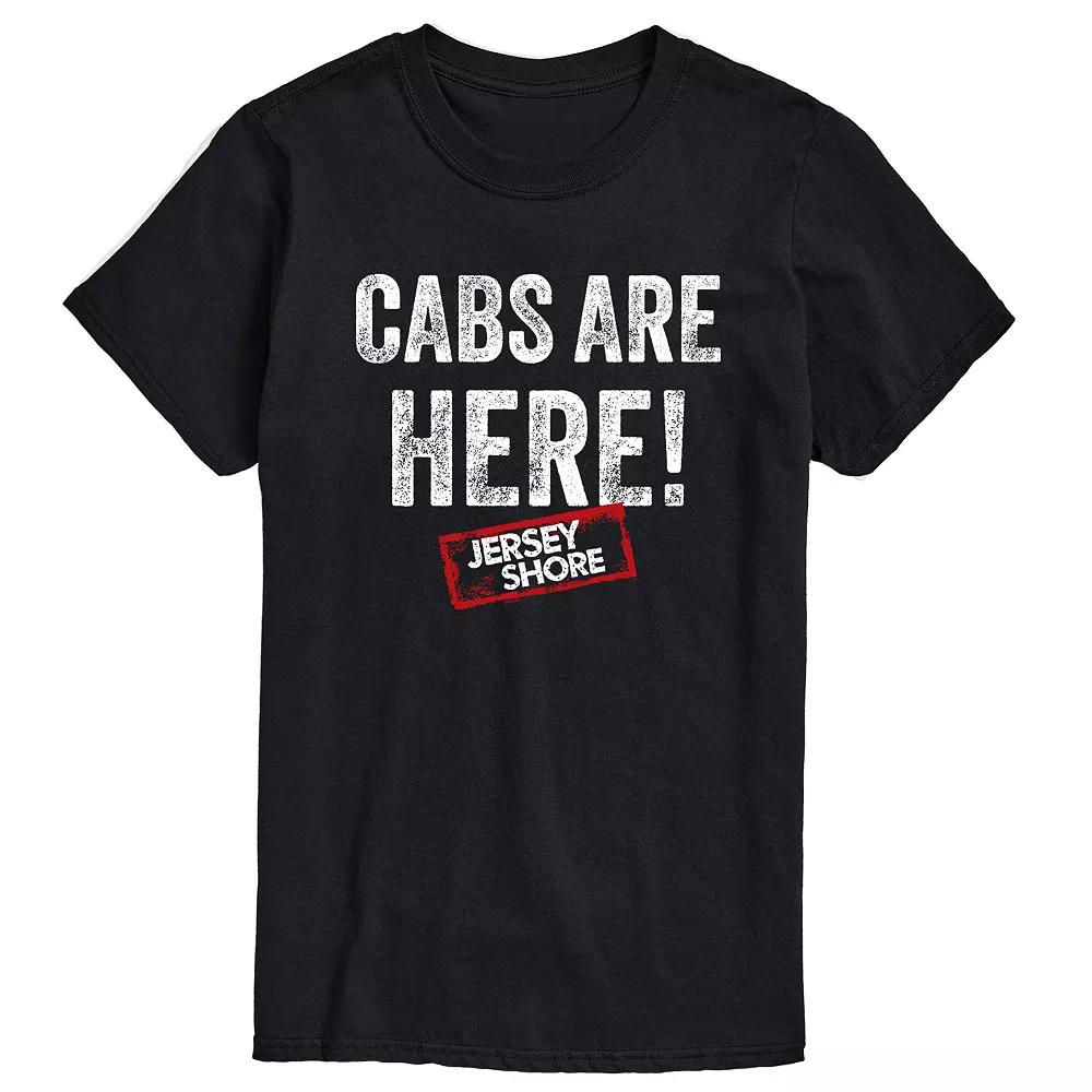 Big & Tall Jersey Shore Cabs Are Here Graphic Tee, Men's,  Product Image