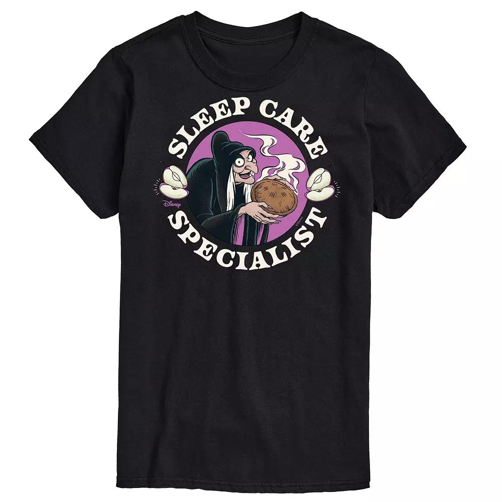 Disney Villains Evil Queen Men's Sleep Care Specialist Graphic Tee,  Product Image