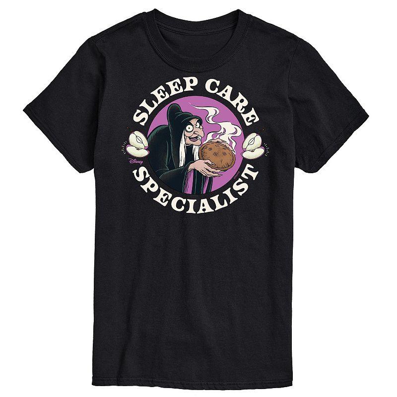 Disney Villains Evil Queen Men's Sleep Care Specialist Graphic Tee,  Product Image