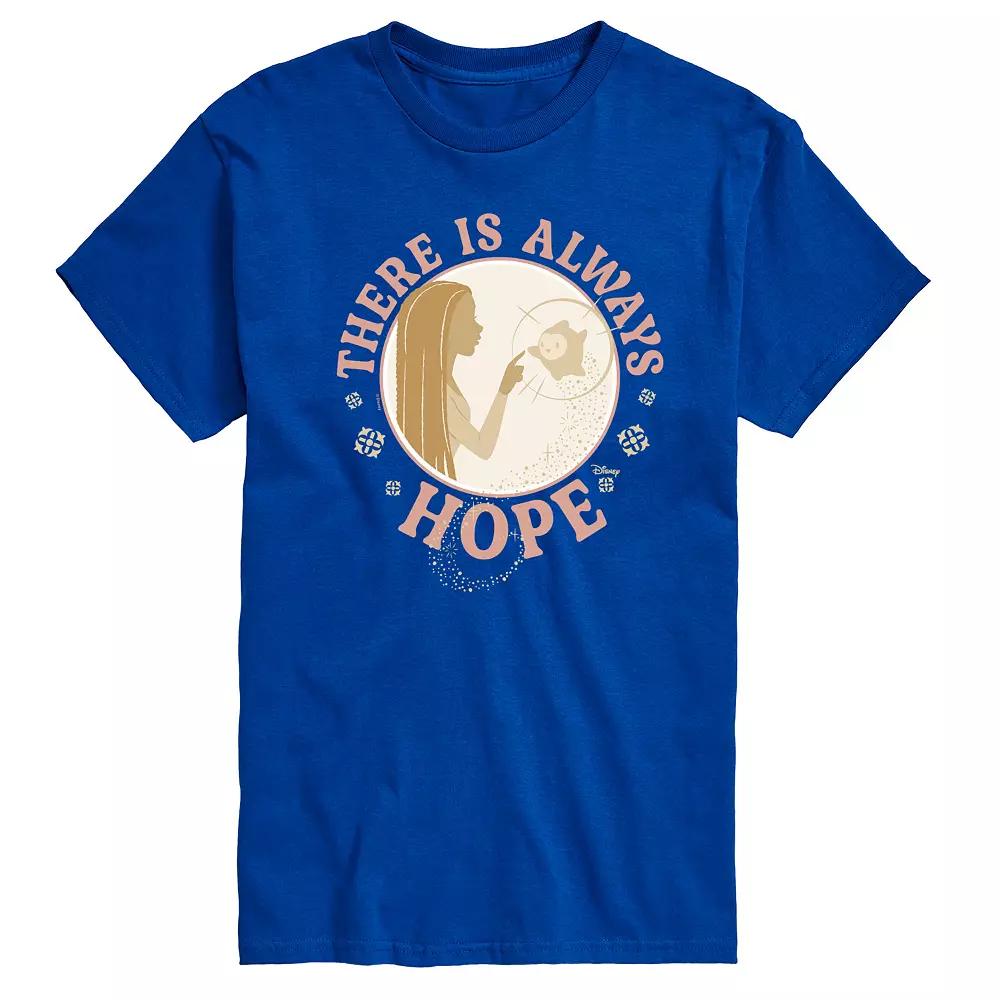 Disney's Wish Asha and Star Men's There Is Always Hope Graphic Tee,  Product Image