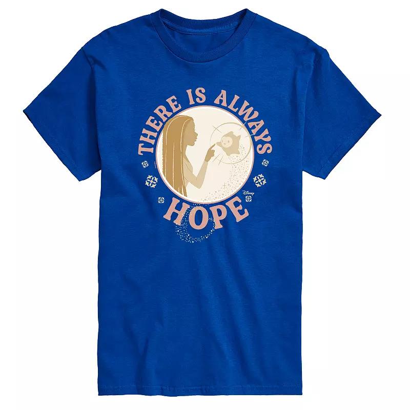 Disney's Wish Asha and Star Men's There Is Always Hope Graphic Tee,  Product Image