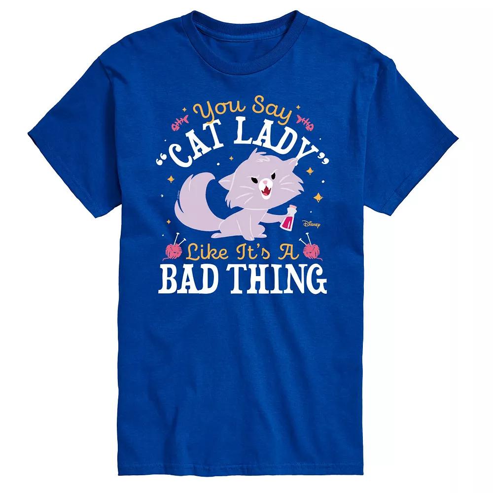 Disney's The Aristocats Men's Cat Lady Like Its a Bad Thing Graphic Tee,  Product Image
