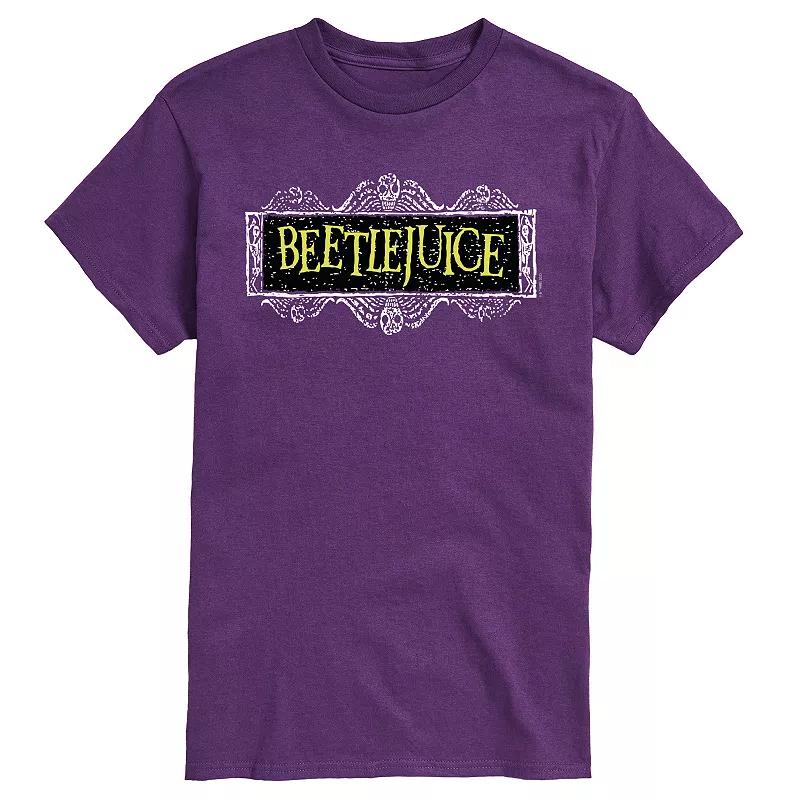Big & Tall Beetlejuice Logo Graphic Tee, Men's,  Product Image