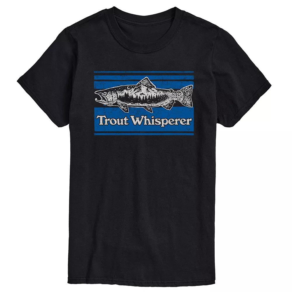 Big & Tall Trout Whisperer Tee, Men's,  Product Image