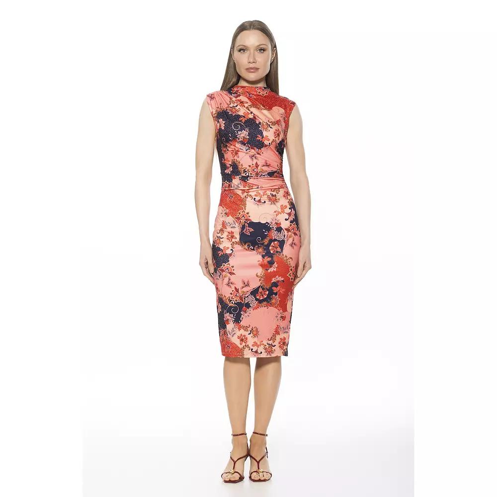 Women's ALEXIA ADMOR Jan Mockneck Sheath Dress,  Product Image