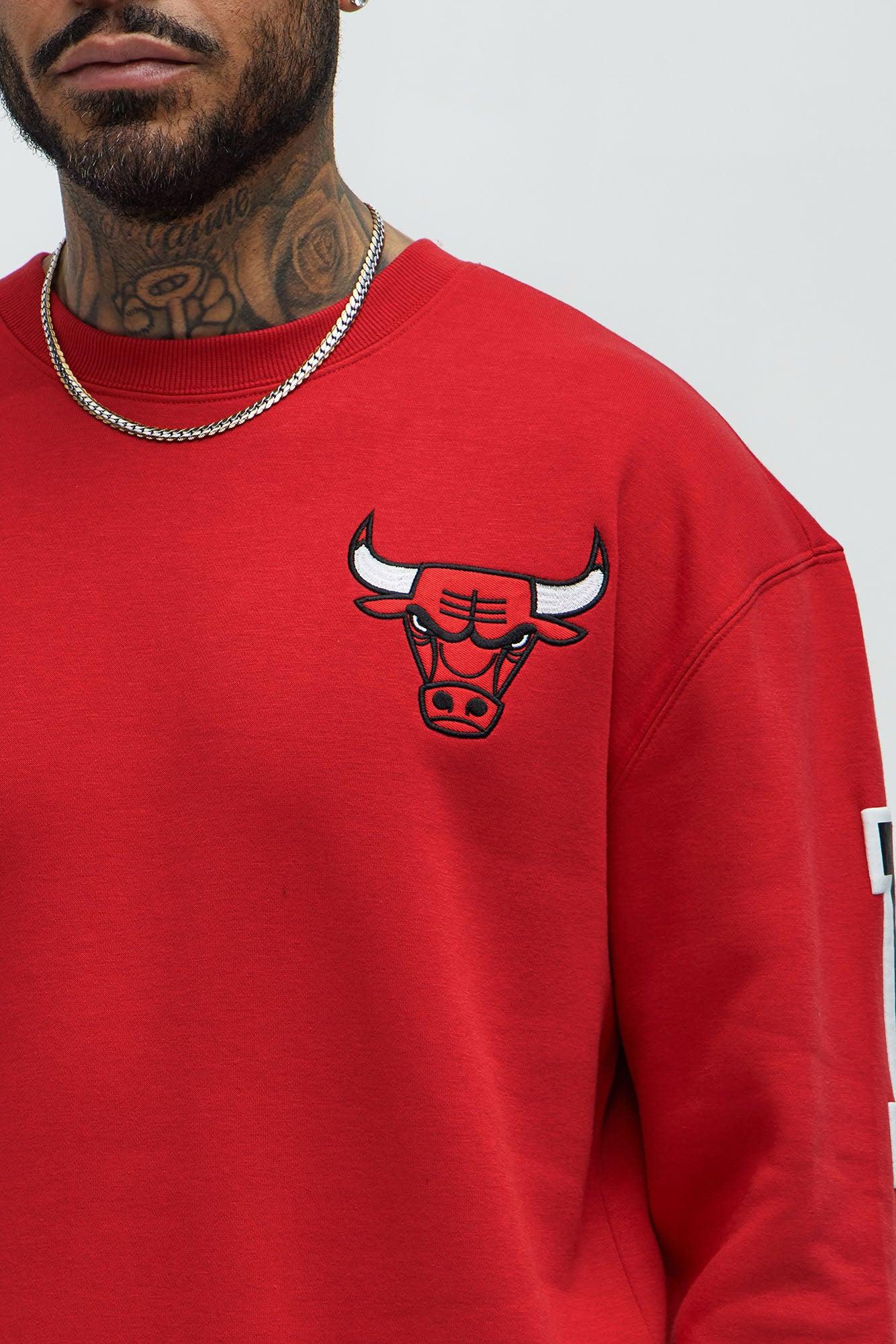 Bulls Loud Crewneck Sweatshirt - Red Product Image