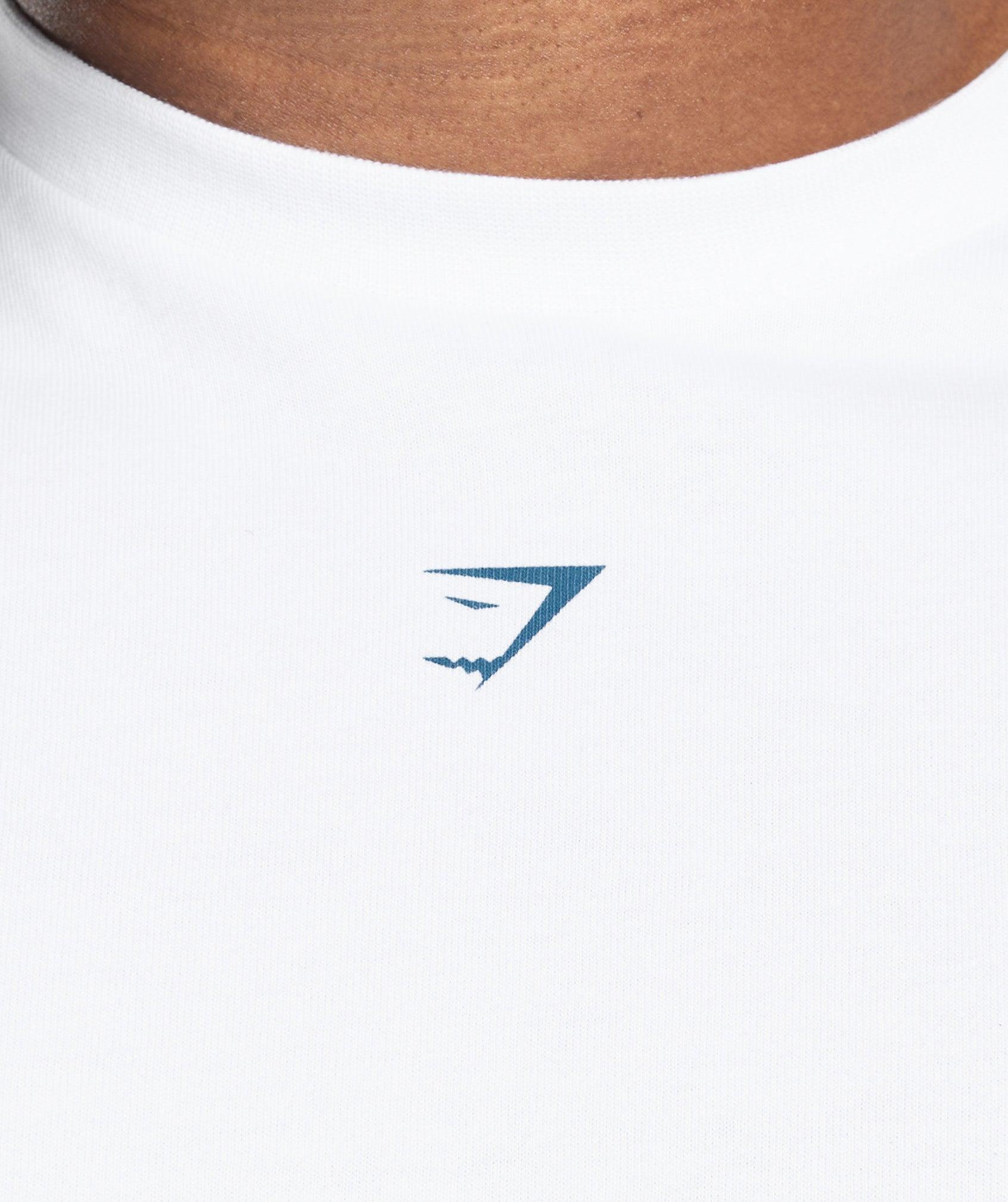 Gymshark Heavy Duty T-Shirt - White Male Product Image