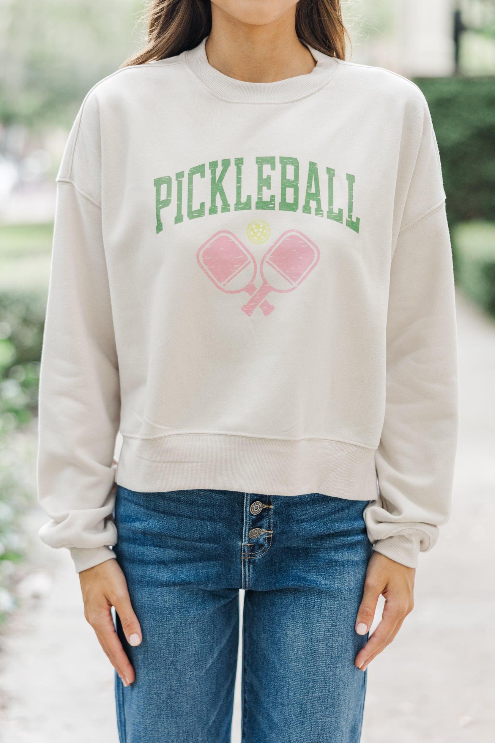 Pickleball Club Bone Graphic Sweatshirt Female Product Image