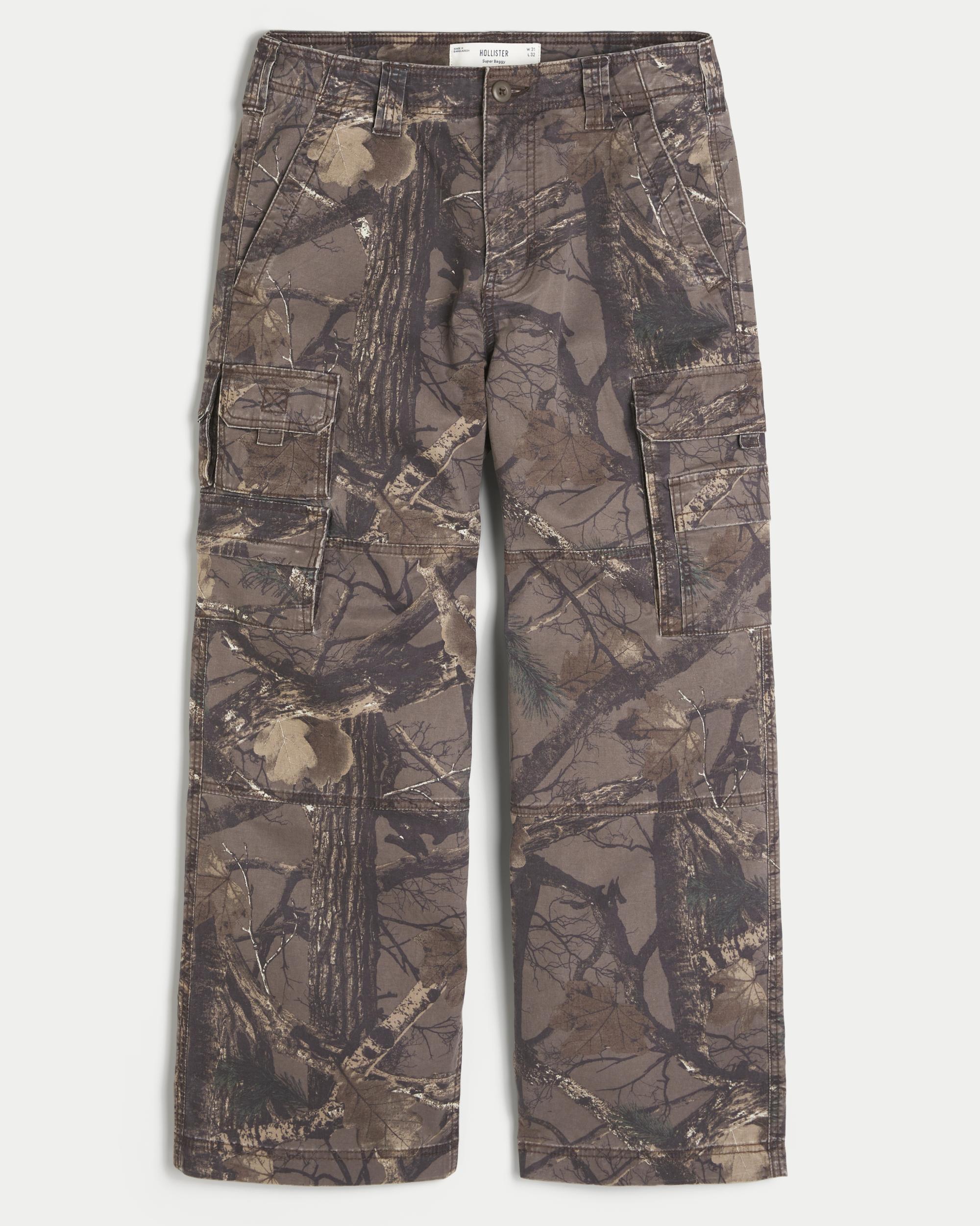 Super Baggy Camo Cargo Pants Product Image