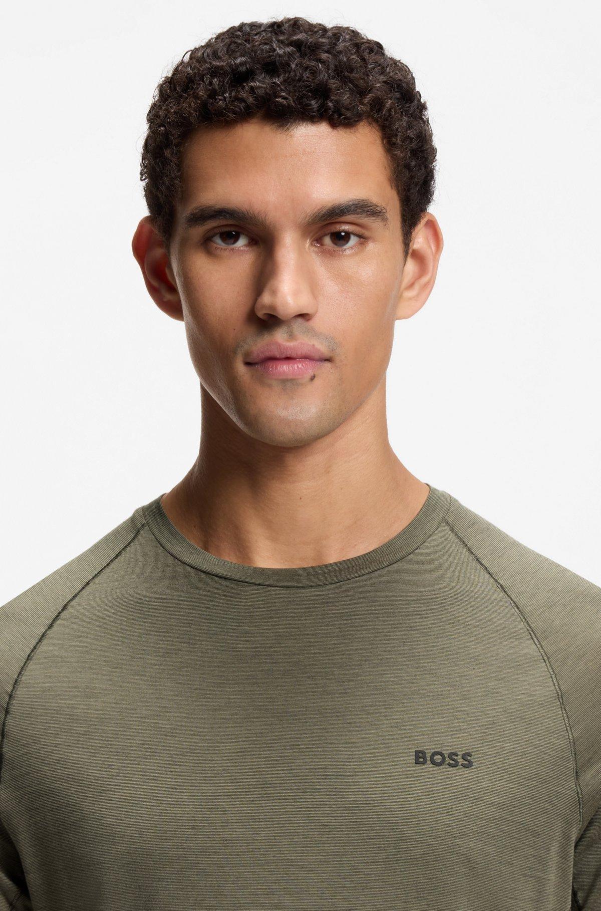 Mercerised-cotton T-shirt with Double B monogram Product Image