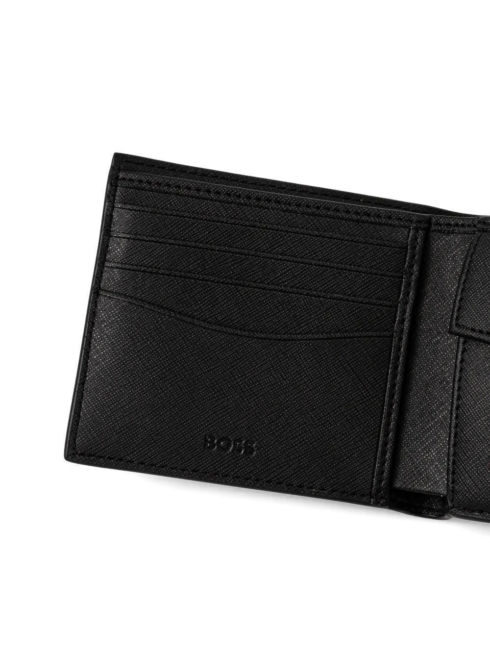 textured bi-fold wallet Product Image