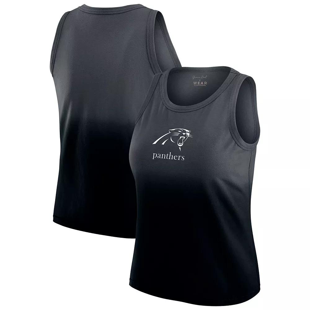 Women's WEAR by Erin Andrews x Gracie Hunt Navy Chicago Bears Ombre Tank Top,  Product Image