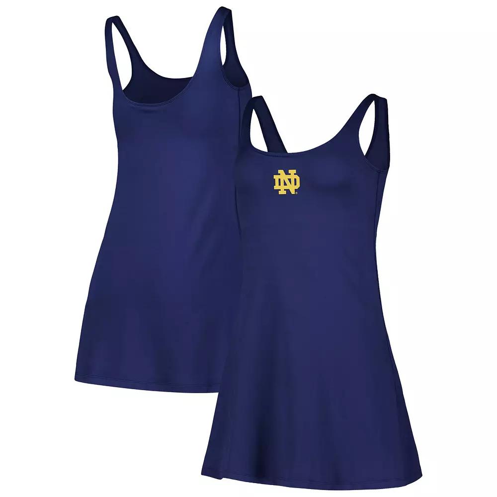 Women's ZooZatz Navy Notre Dame Fighting Irish Logo Scoop Neck Dress,  Product Image