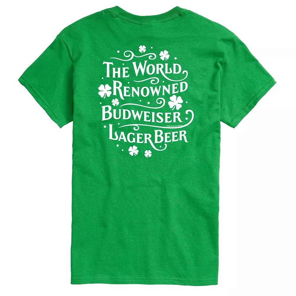 Big & Tall Budweiser World Renowned Clover Graphic Tee, Men's,  Product Image