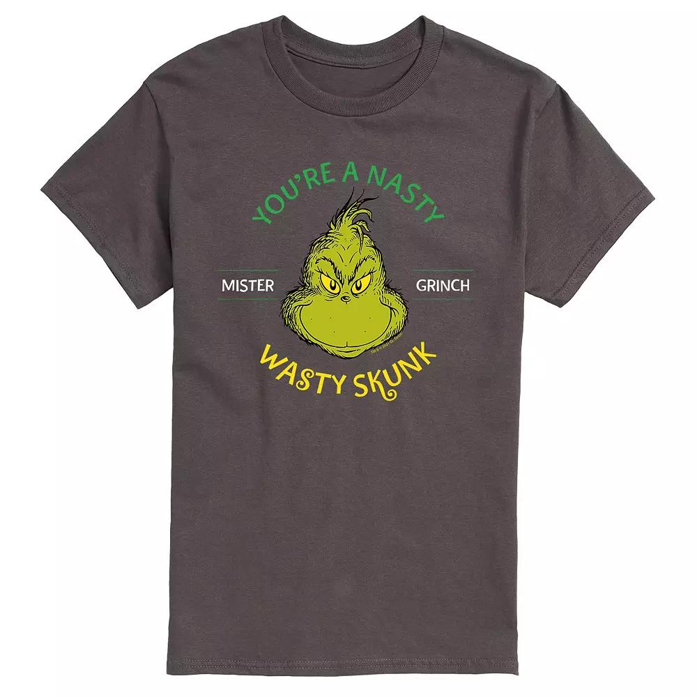 Men's Dr. Seuss The Grinch "You're A Nasty Wasty Skunk" Tee,  Product Image