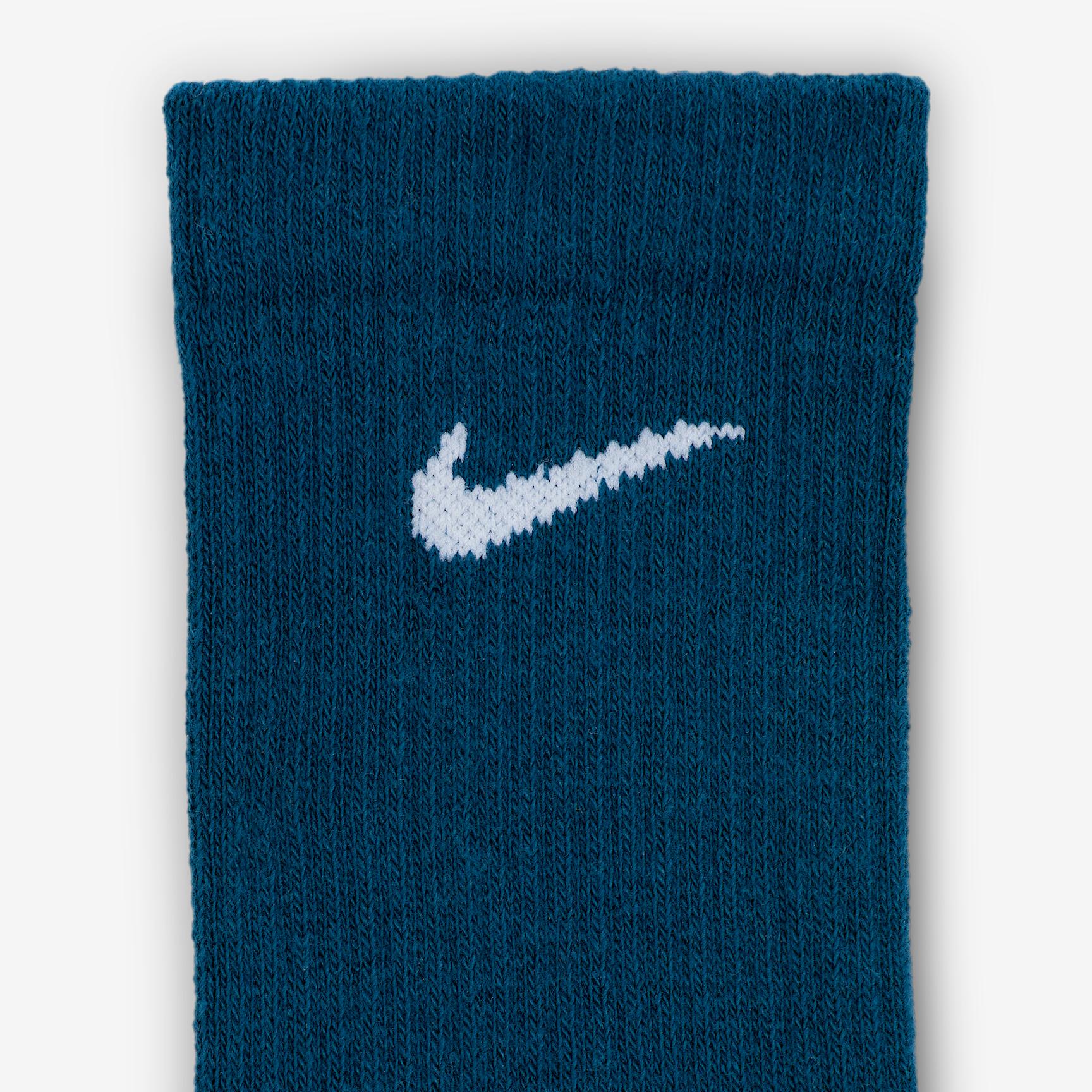 Nike Mens Everyday Plus Cushioned Training Crew Socks (6 Pairs) | SX6897-970 Product Image