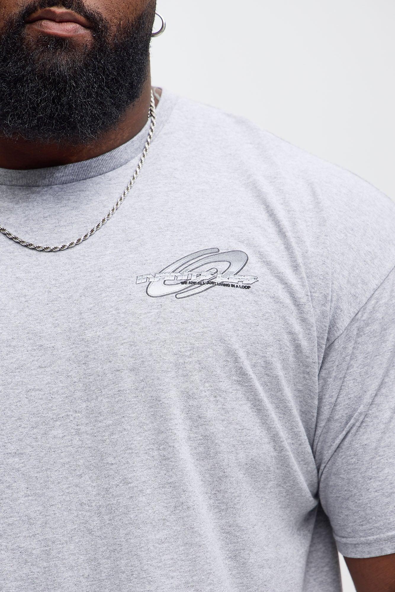 Infinite Life Short Sleeve Tee - Grey Product Image