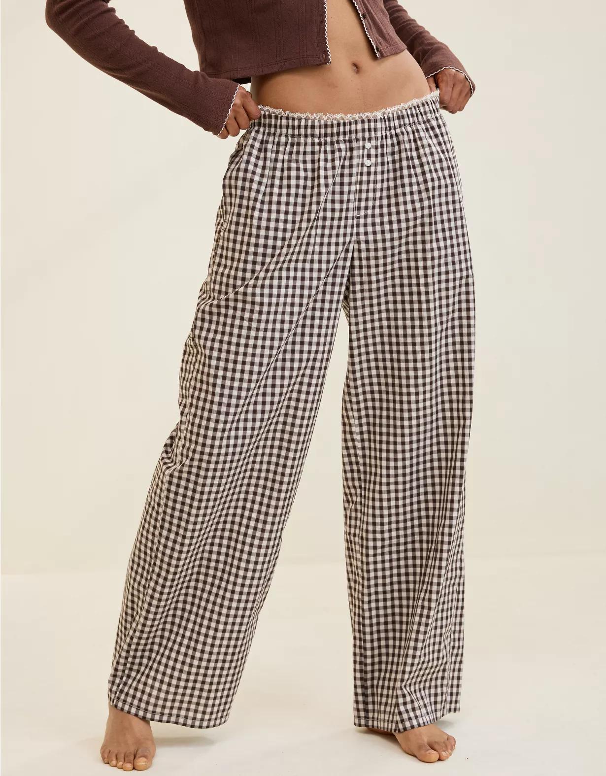 Aerie Off-Duty Poplin Trouser PJ Product Image