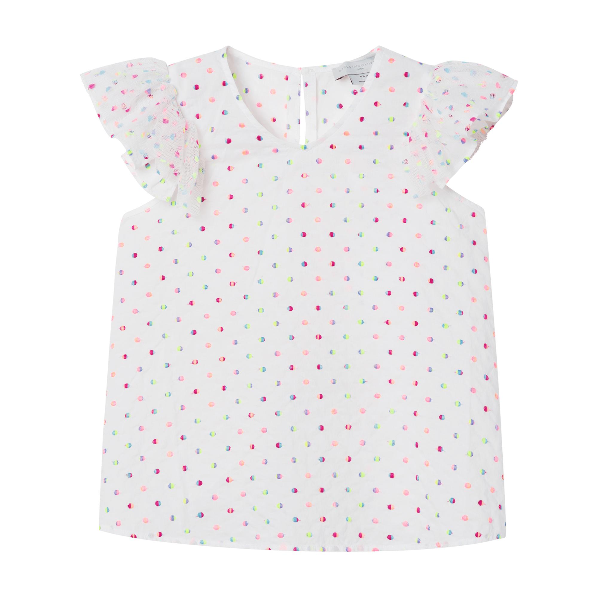 Stella McCartney Embroidered Dots Tulle Top Product Image