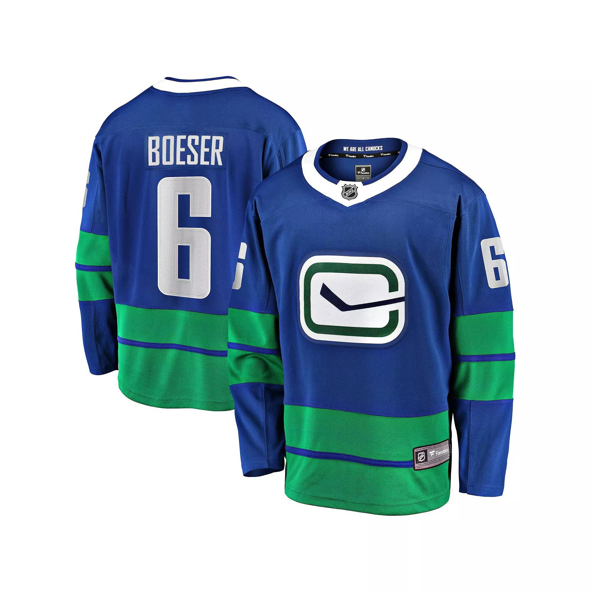 Men's Fanatics Brock Boeser Blue Vancouver Canucks Premier Breakaway Player Jersey,  Product Image