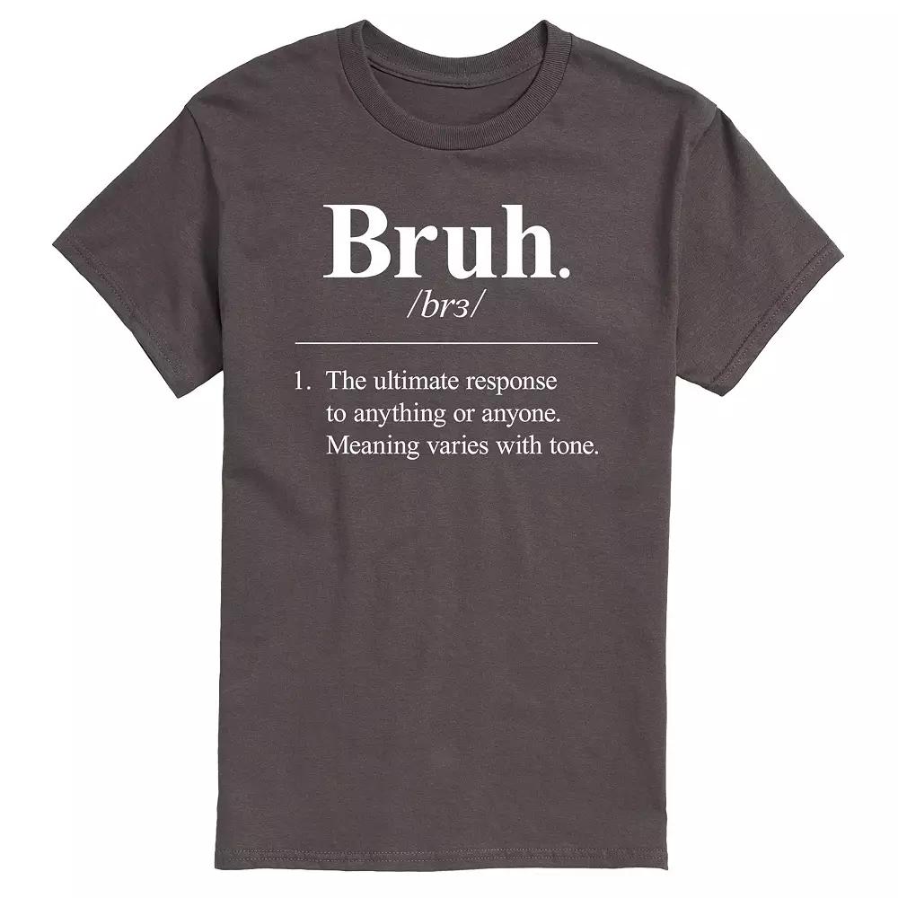 Big & Tall Bruh Definition Graphic Tee, Men's,  Product Image