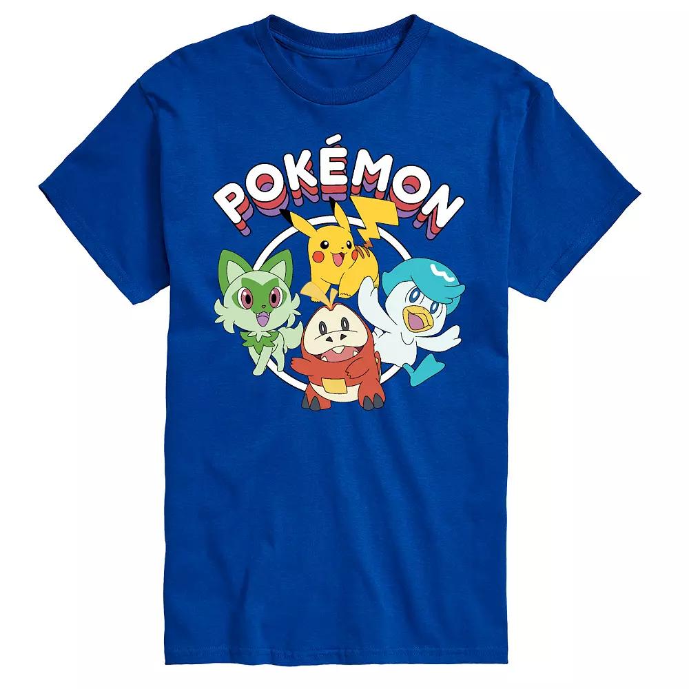 Men's Pokemon Scarlet Violet Squares Graphic Tee,  Product Image