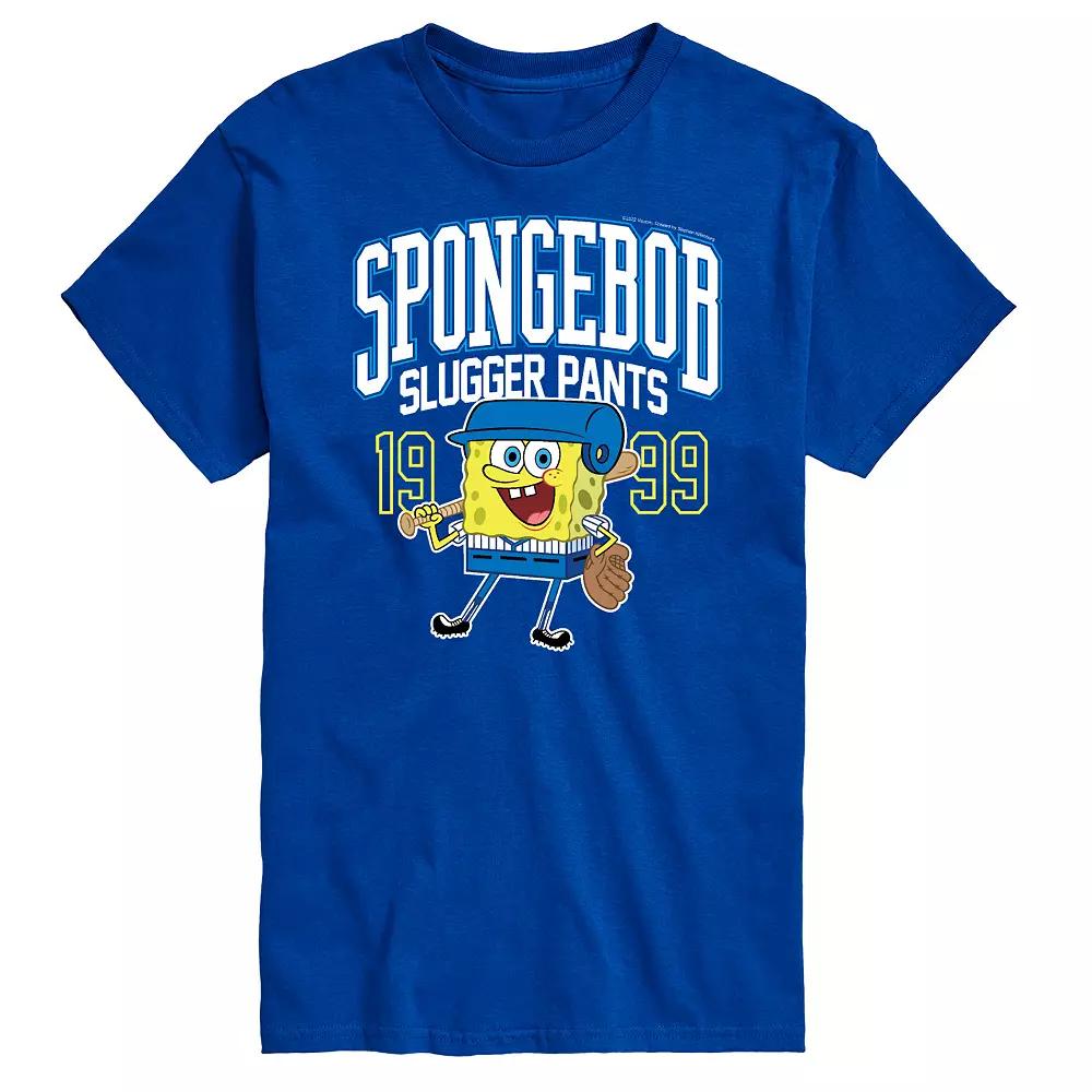 Big & Tall Nickelodeon SpongeBob Squarepants Slugger Graphic Tee, Men's,  Product Image