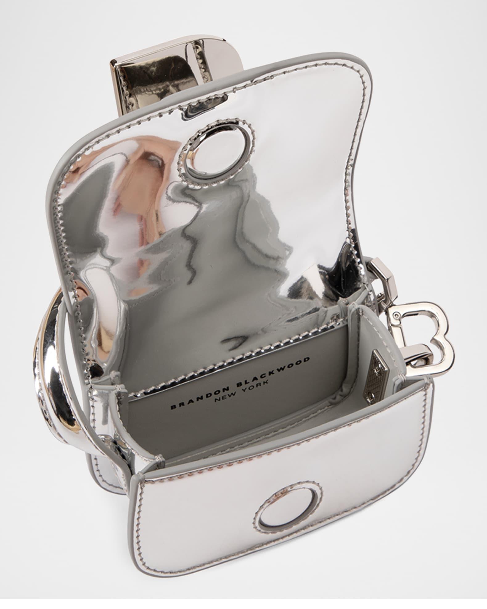 Click Metallic Leather Top-Handle Bag Product Image