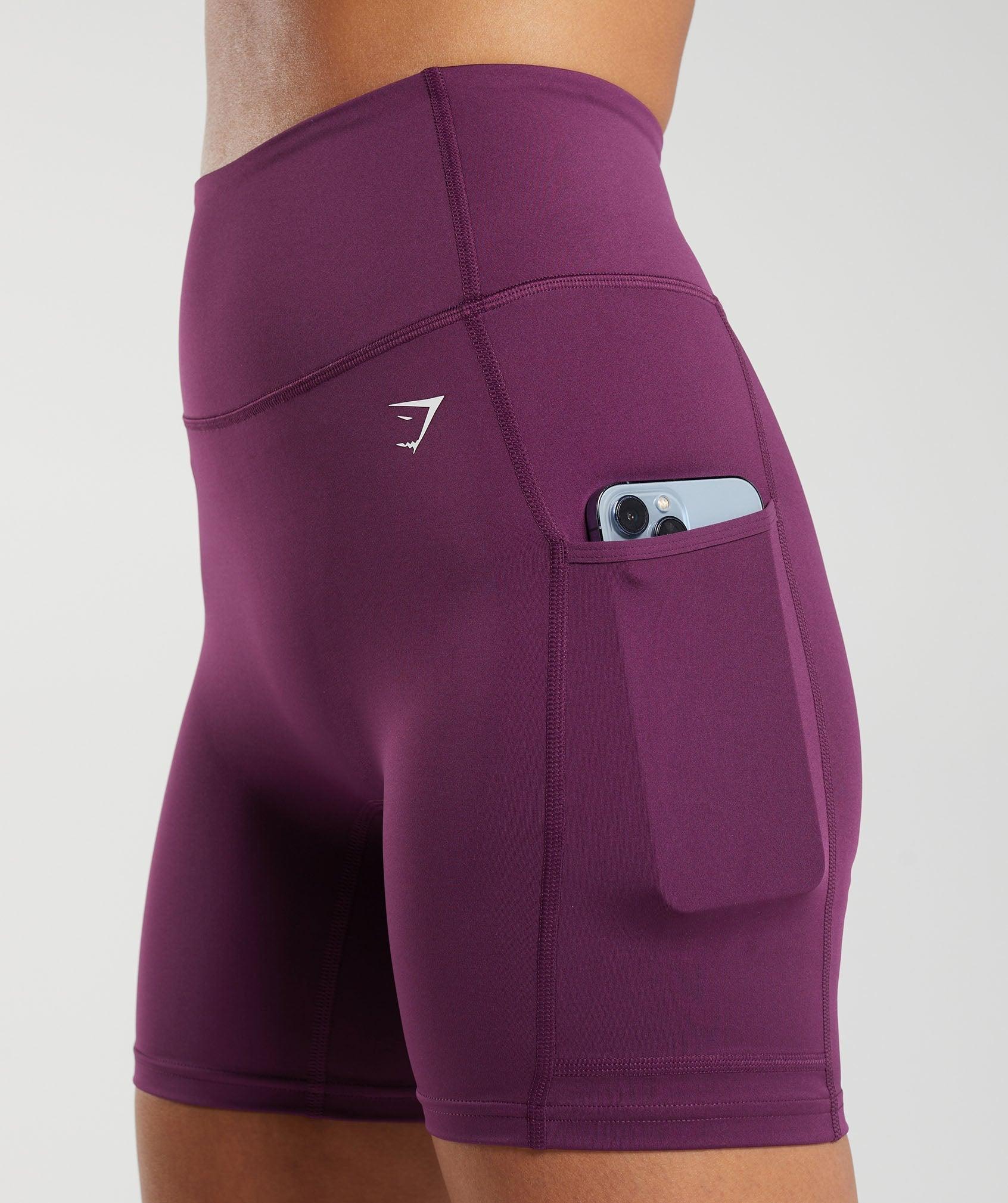 Gymshark Pocket Shorts - Magenta Purple Female Product Image