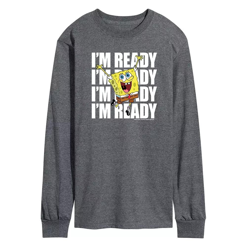 Men's SpongeBob SquarePants Im Ready Tee,  Product Image