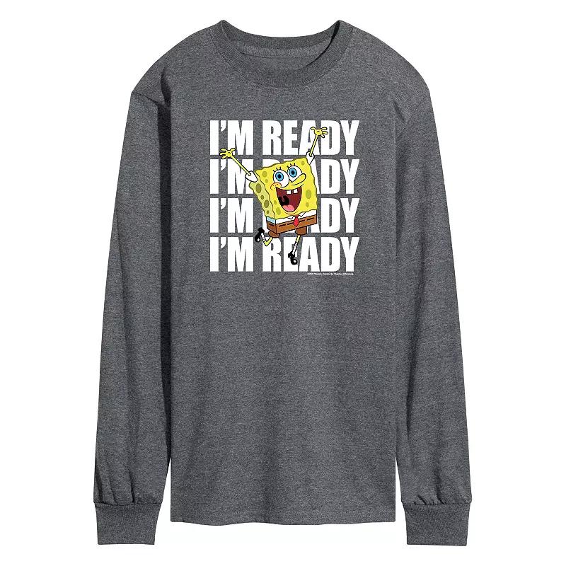 Men's SpongeBob SquarePants Im Ready Tee,  Product Image
