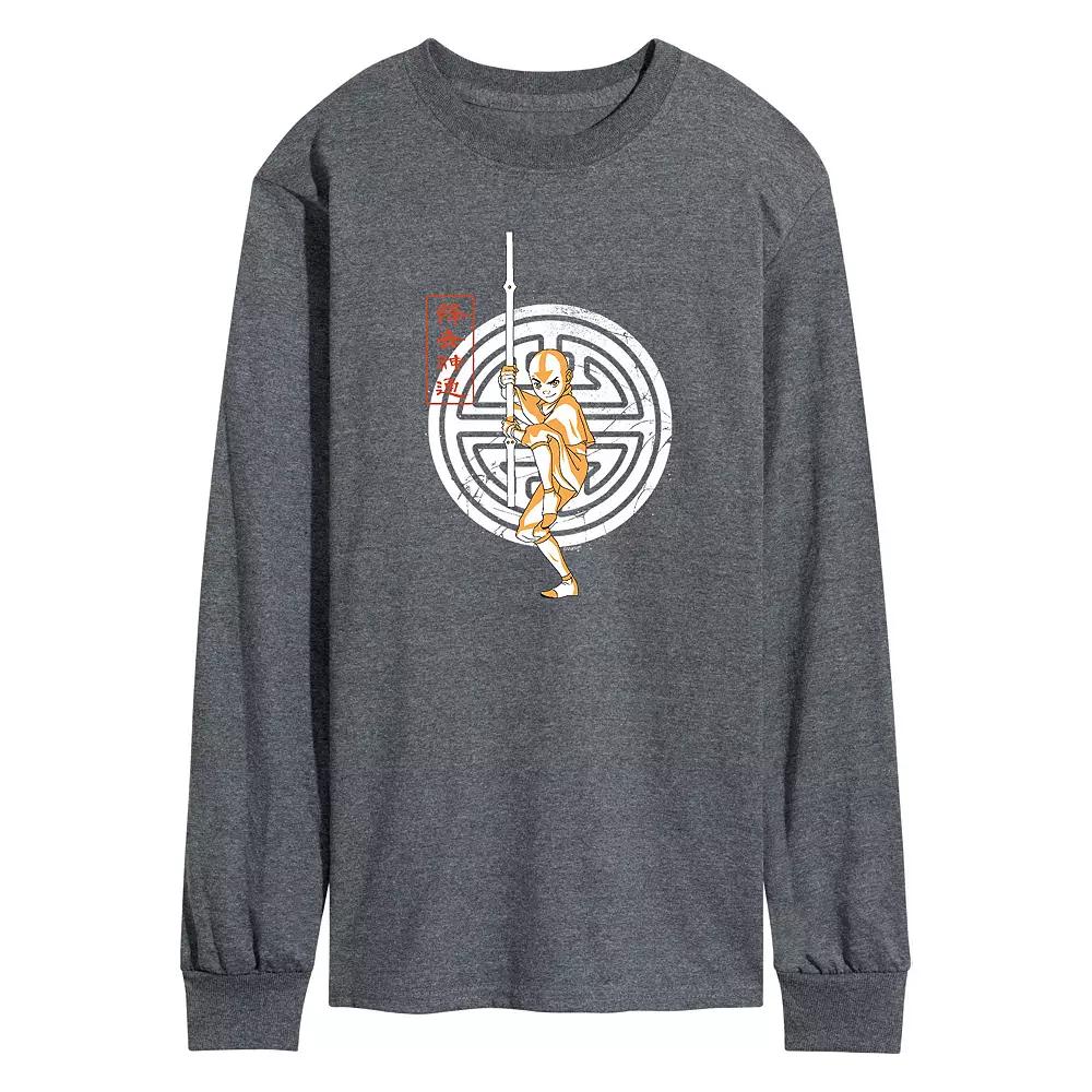 Men's Avatar Aang Crest Long-Sleeve Tee,  Product Image