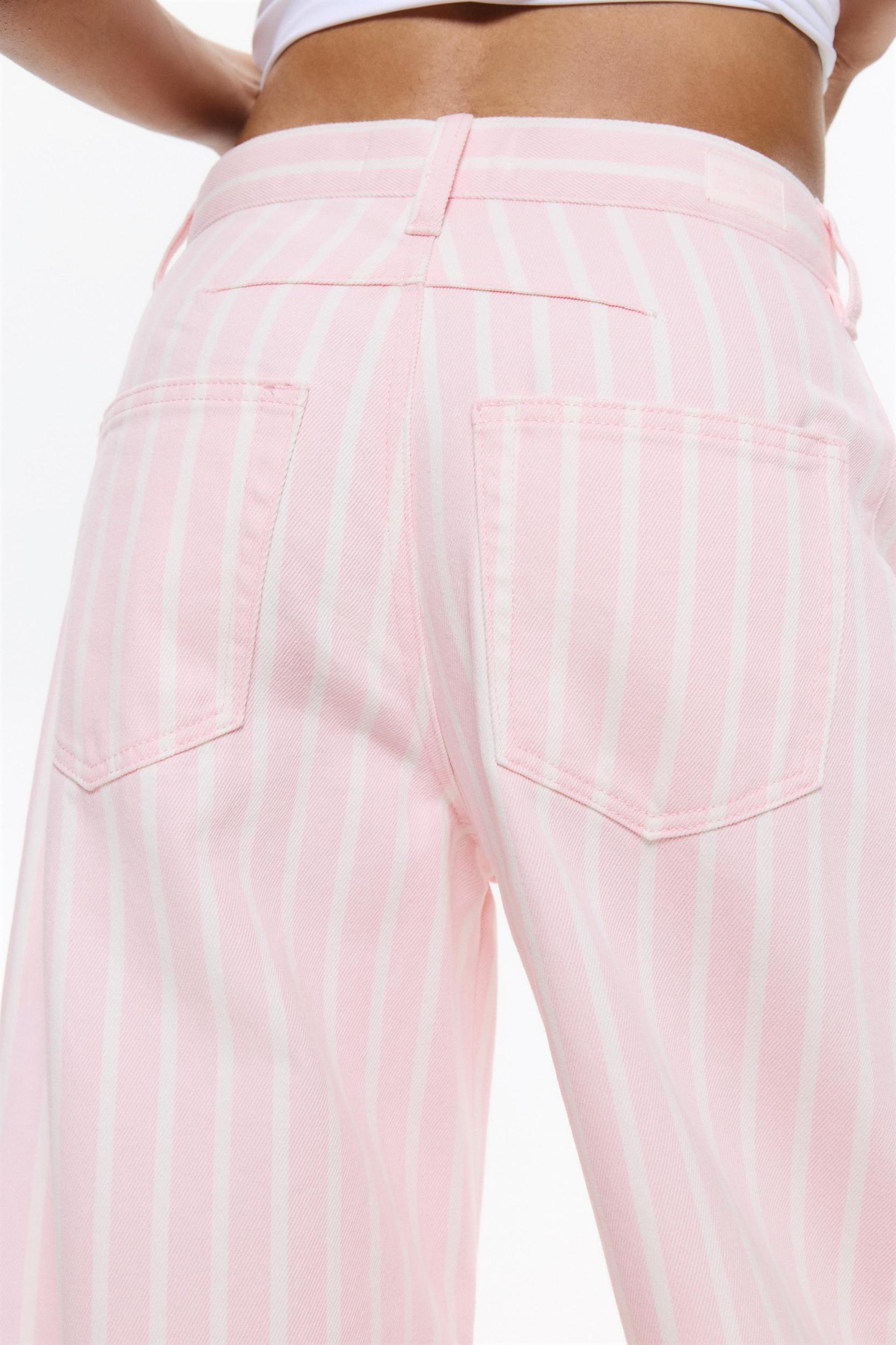Striped balloon jeans Product Image