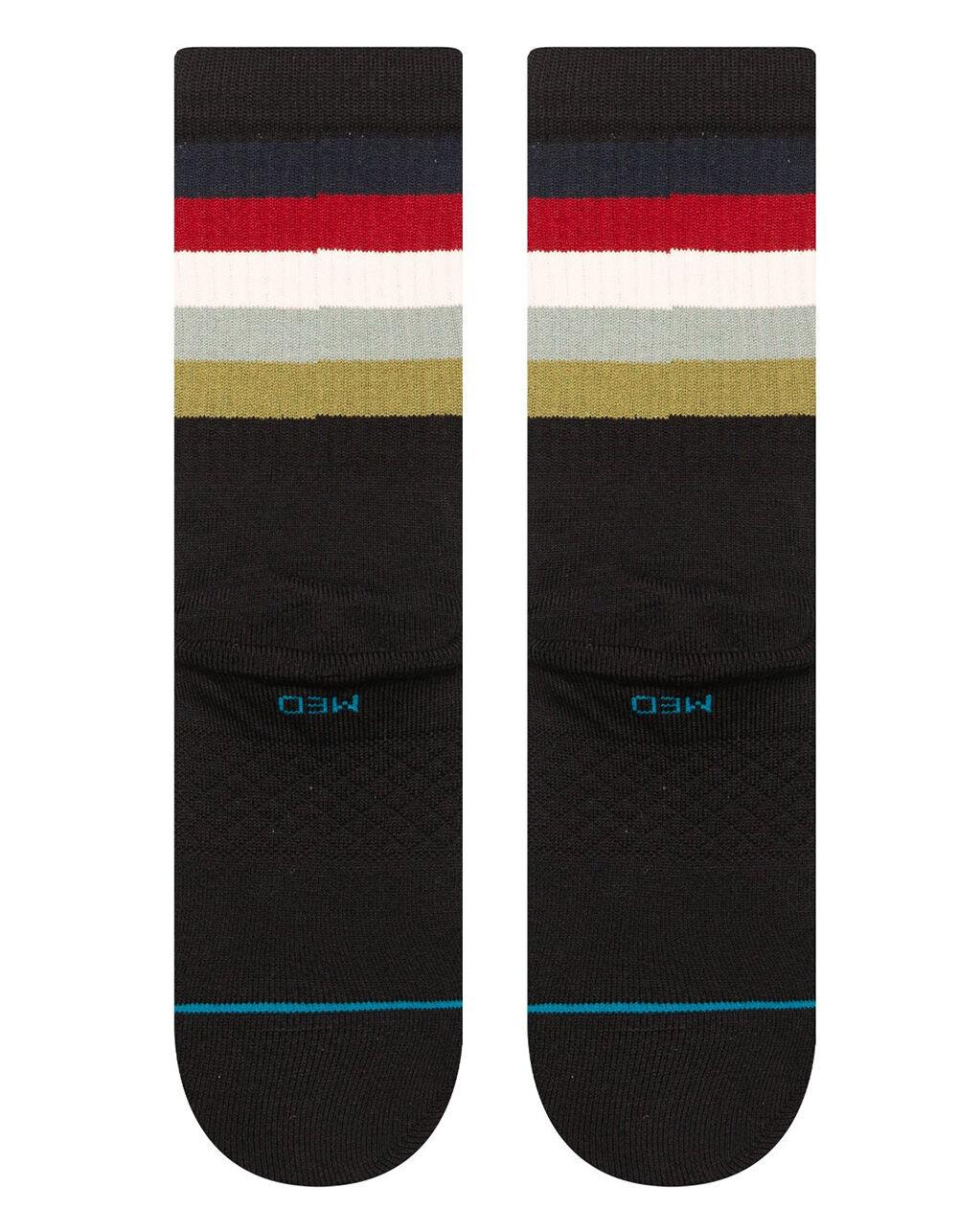 STANCE Maliboo Mens Crew Socks - BLK/YELLOW Product Image