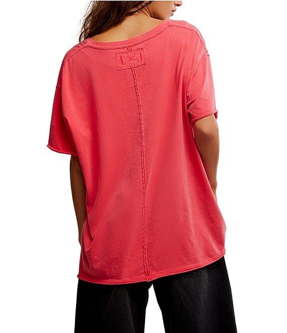 Free People Nina V-Neck Short Sleeve Tee Product Image