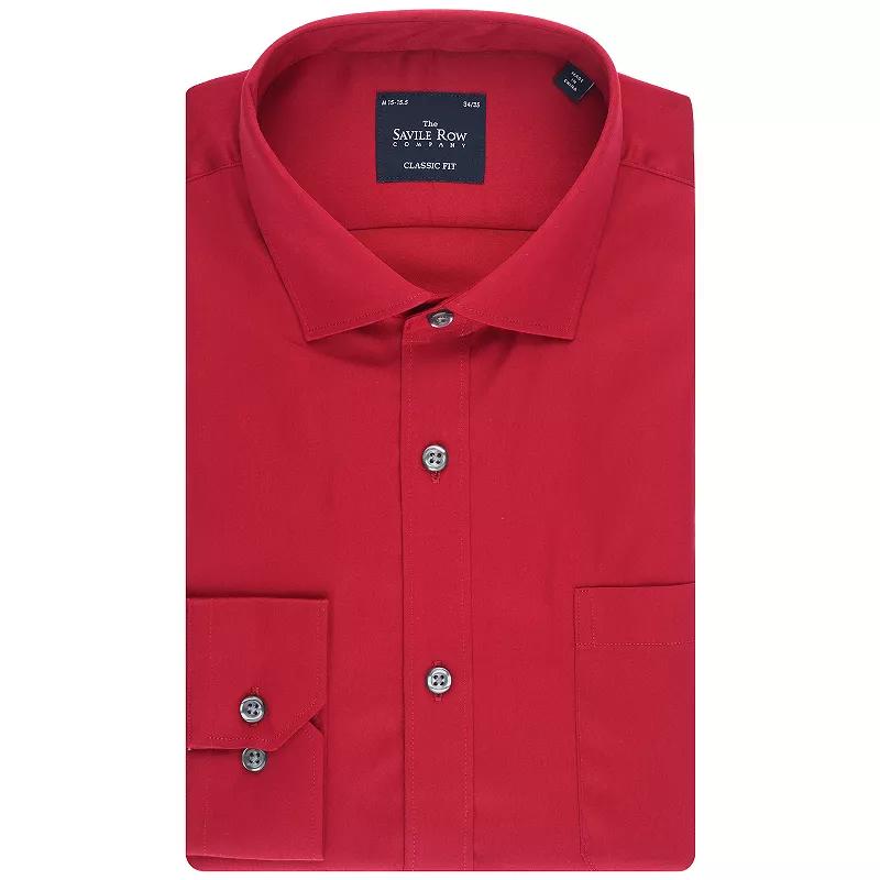 Men's Savile Row Classic Fit Sateen Dress Shirt,  Product Image
