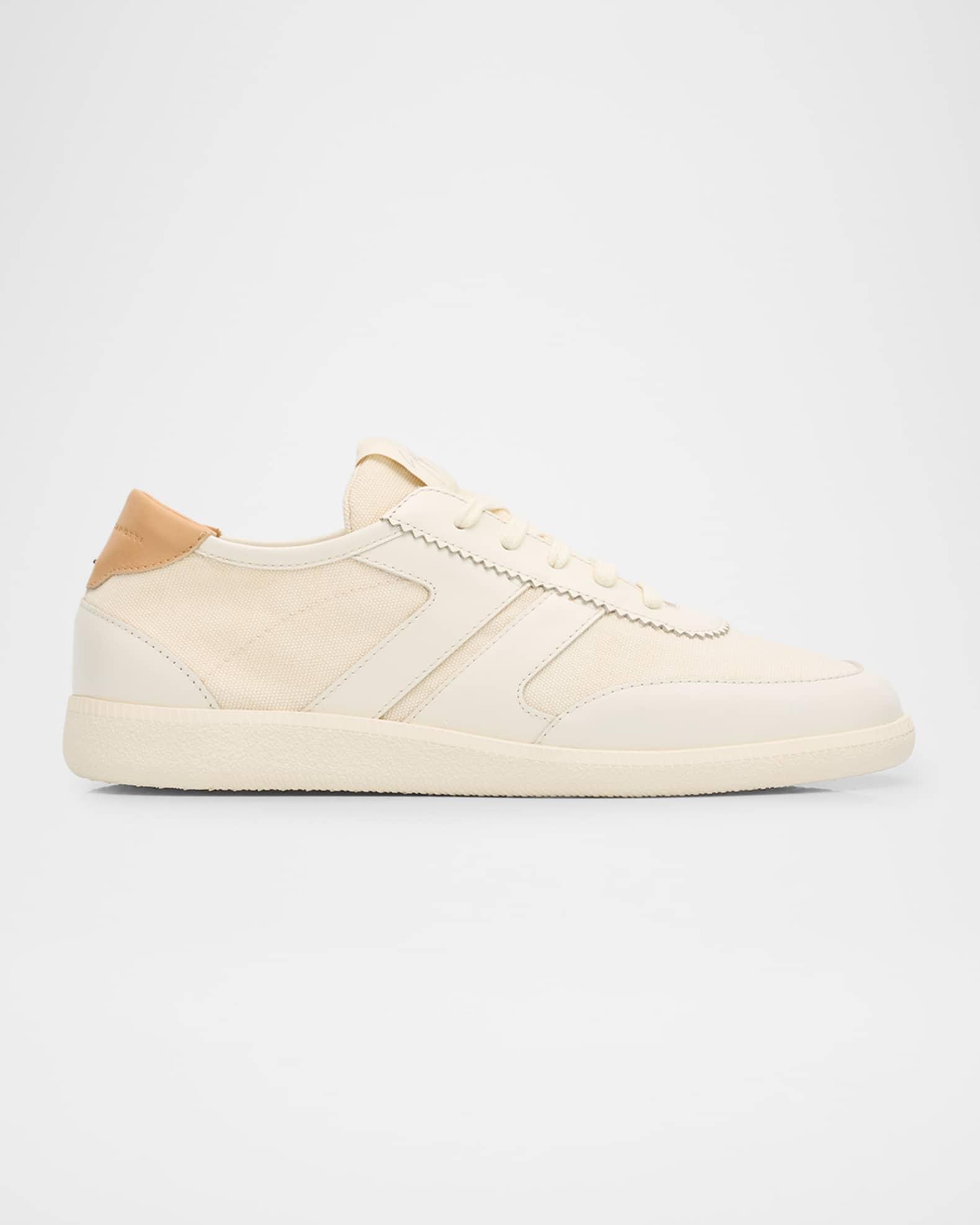 Men's Orei Canvas and Leather Low-Top Sneakers Product Image