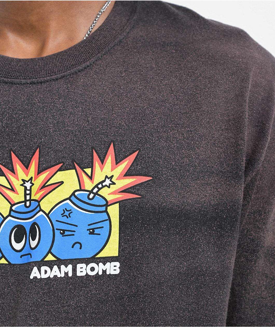 Adam Bomb Threes Company Black Wash T-Shirt Product Image