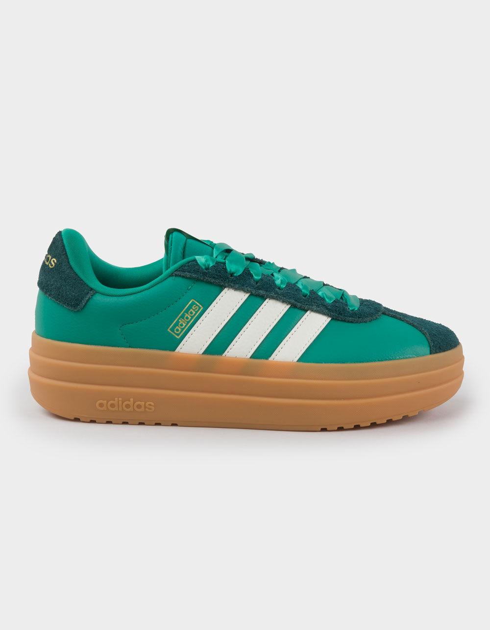 ADIDAS VL Court Bold Womens Platform Shoes - GREEN/WHITE Product Image