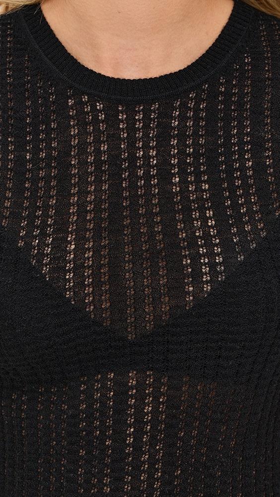 Vince Waffle Knit Crew | Shopbop Product Image