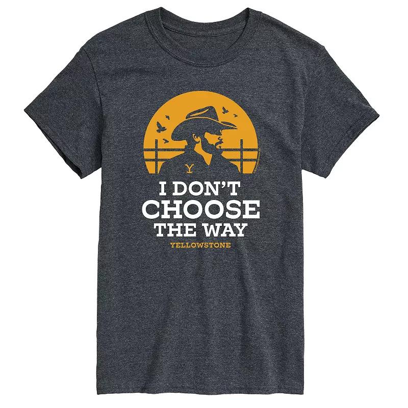 Big & Tall Yellowstone Choose The Way Tee, Men's,  Product Image