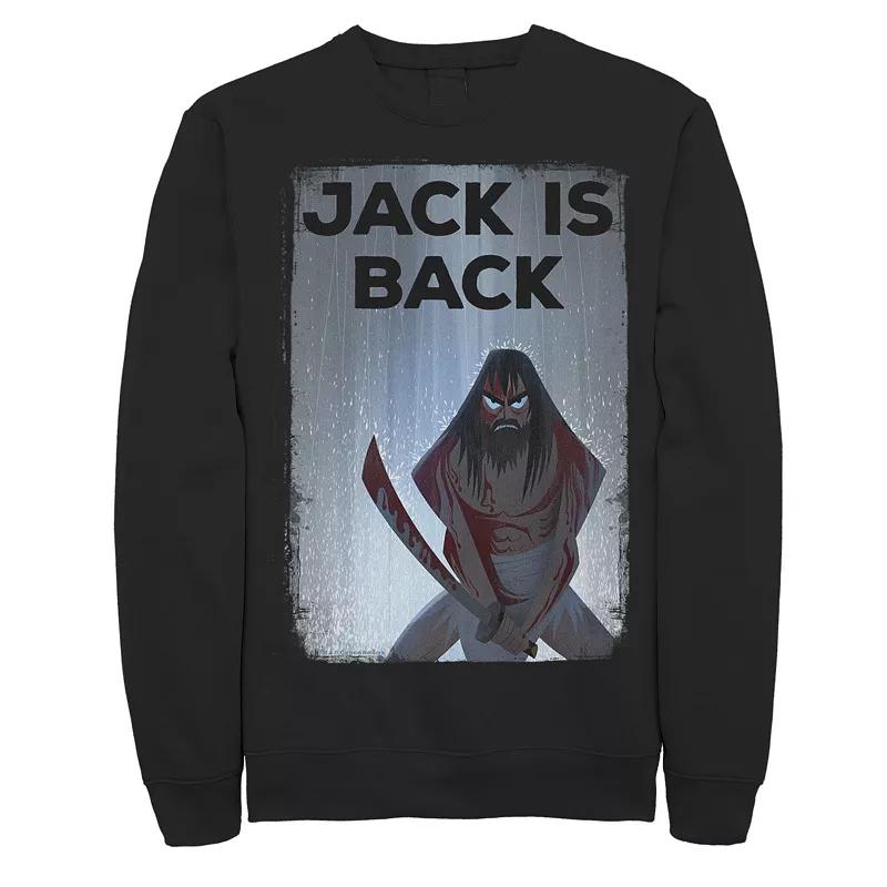 Mens Cartoon Network Samurai Jack The Jack Is Back Rainwaters Fleece Blue Product Image