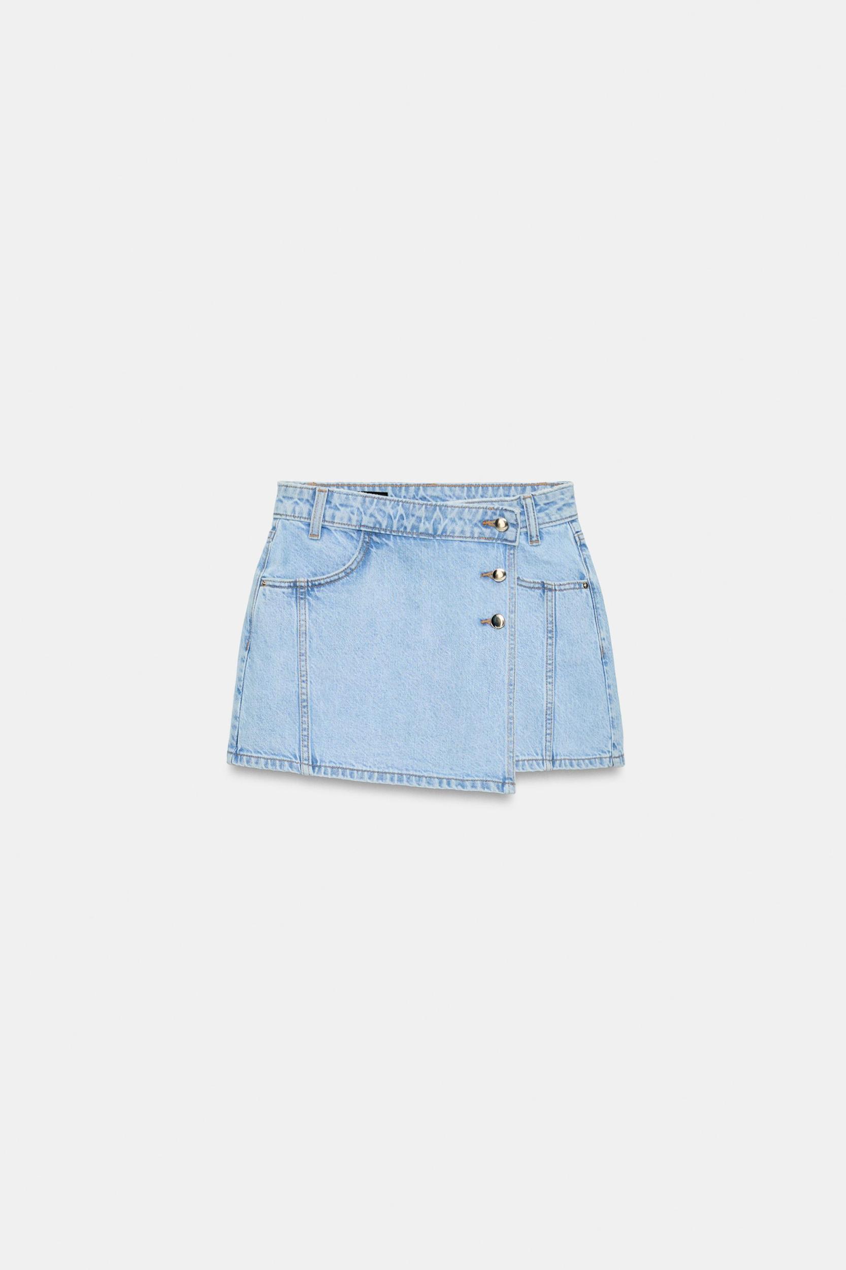 Z1975 WRAP DENIM SKORT Product Image