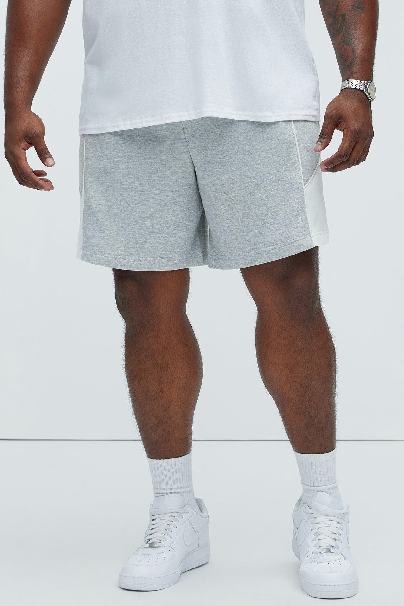 Tyson Pick Me Up Relaxed Shorts - Heather Grey Product Image