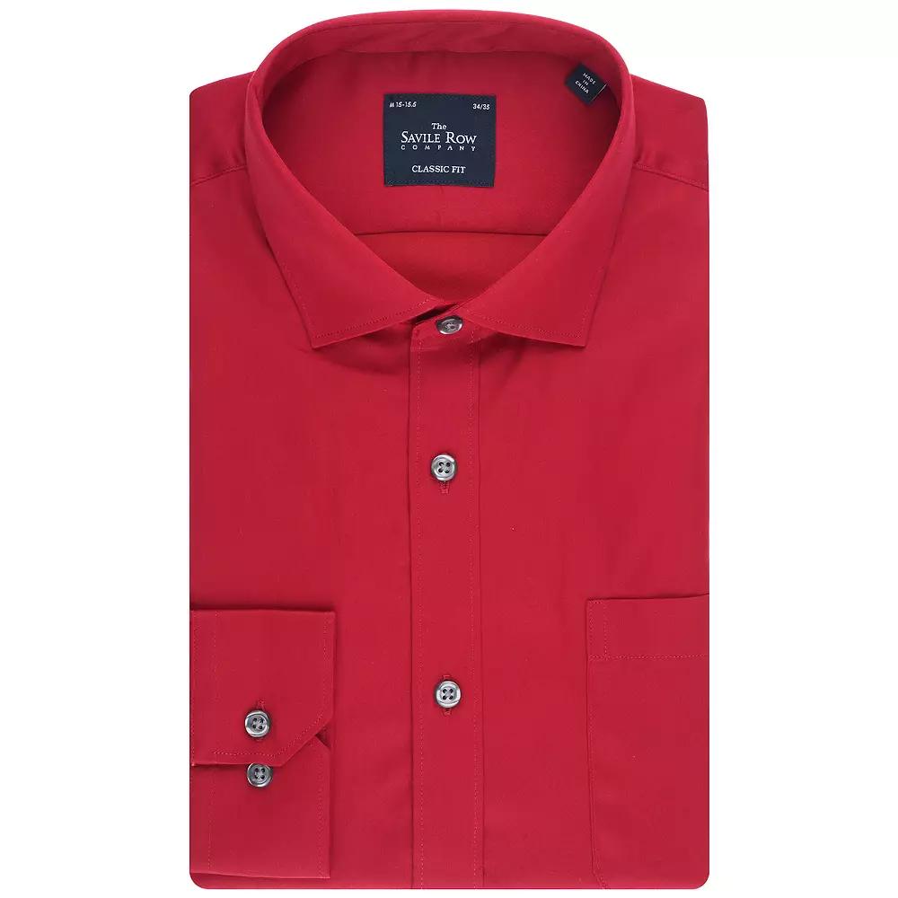 Men's Savile Row Classic Fit Sateen Dress Shirt,  Product Image