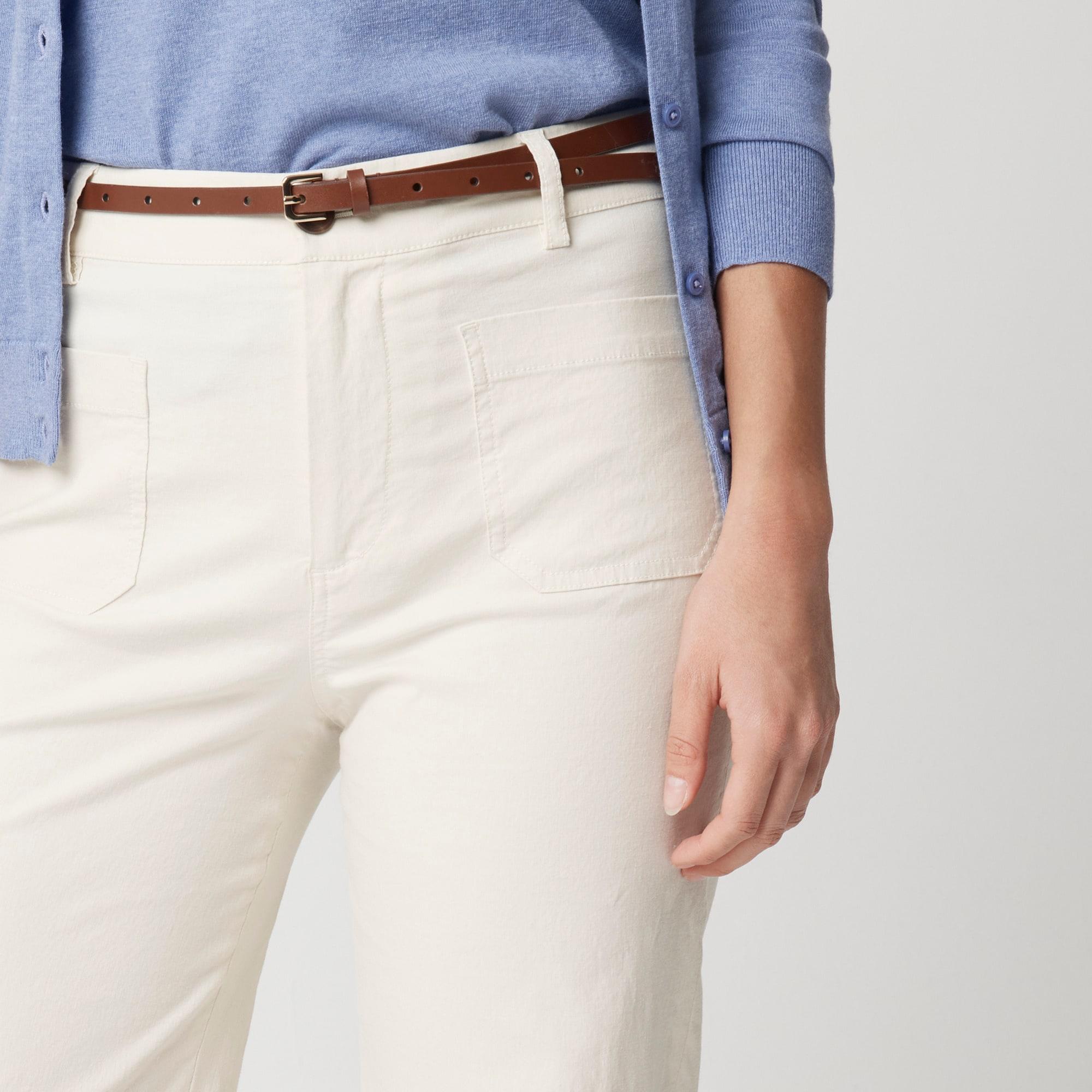 Lizzie high-rise patch-pocket wide-leg pant Product Image