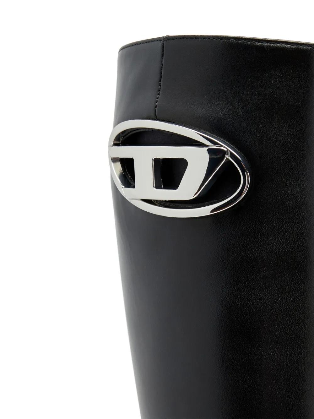 D-Venus logo-plaque leather boots Product Image