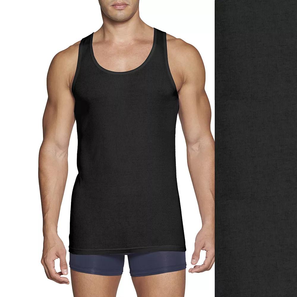 Men's Tommy Hilfiger 3-pack Cotton Classic Tank Top with Moisture Wicking,  Product Image