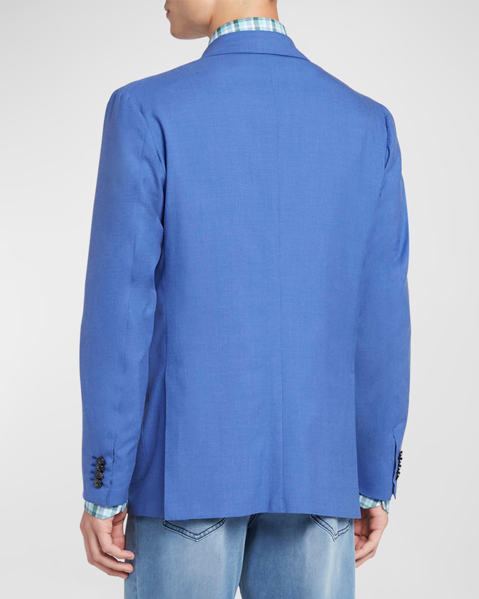 Men's Washed Solid Cashmere-Silk Sport Coat Product Image