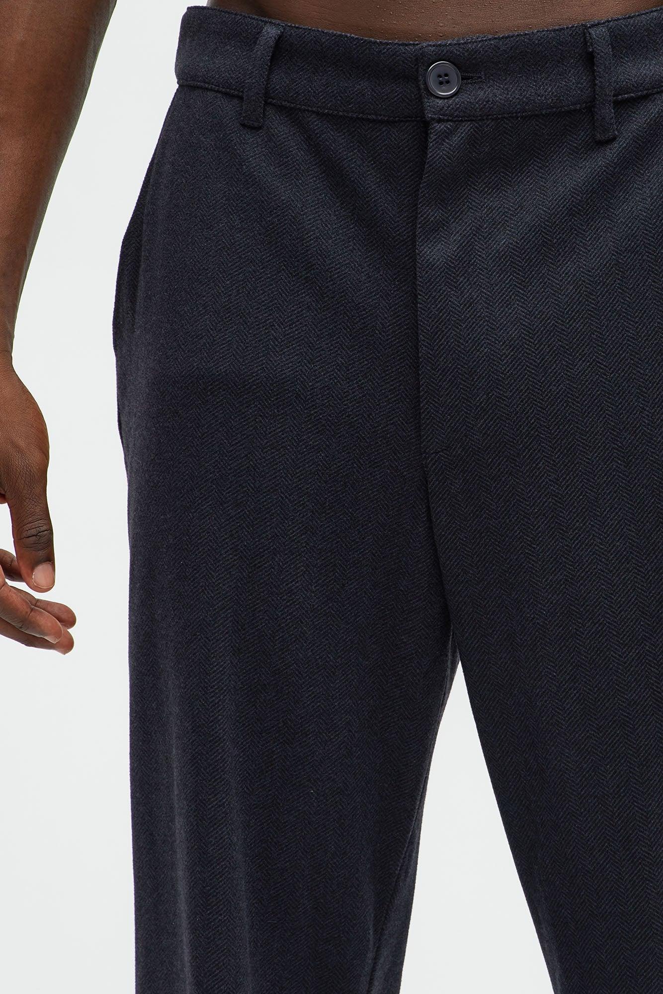 Summer Bummer Straight Trousers - Navy Product Image